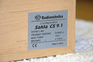 Radiotehnika Sakta CS 9.1 keskkõlar (2 foto / 3)
