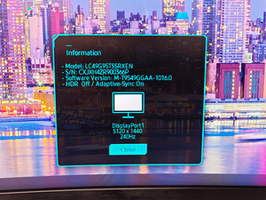 Samsung G9 49'' 240Hz сверхширокий монитор (5 фото из 5)