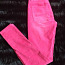 Новые бархатные брюки цвета фуксии, 34-36 (фото #2)