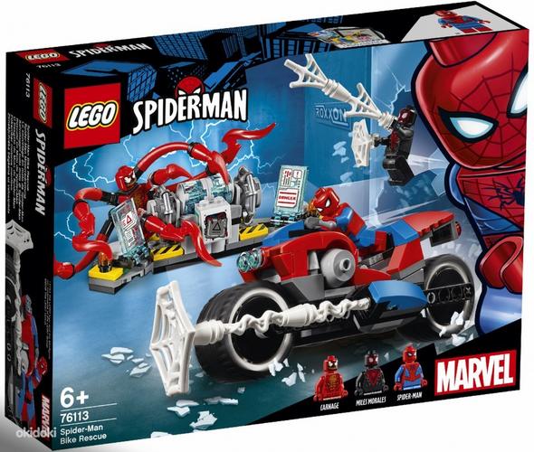 Uus LEGO 76113 Spider-Mani päästeoperatsioon rattal 235 osad (foto #2)