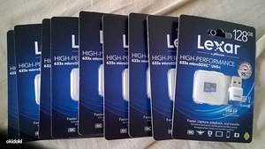 Uued Koreea micro sd kaardid 10 class U3 64, 256 GB garantii (3 foto / 3)