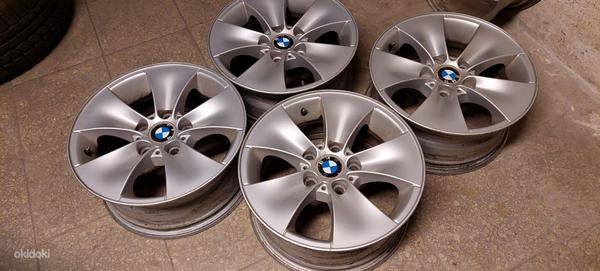 16-дюймовые диски BMW 5x120 16x7 et 34 диаметр центра 72 мм (фото #1)