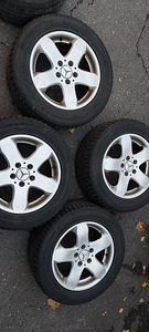 16" MB диски 5x112 7,5x16 et 35 шины 225 55 16 Nokian (1 фото из 2)
