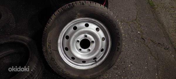 16" одиночный диск 5x130 с шиной Goodyear 215 65 16C для Renault