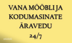 TASUTA PESUMASINATE JA METALLI ÄRAVEDU, KOLA-TAKSO 24h (1 foto / 6)
