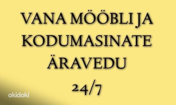 TASUTA PESUMASINATE JA METALLI ÄRAVEDU, KOLA-TAKSO 24h