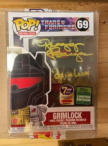 Transformers Grimlock signatuuriga Funko pop