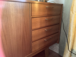 Kapp, sideboard, tiigipuu spoon, retro (7 foto / 10)