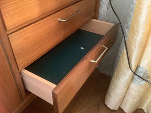 Kapp, sideboard, tiigipuu spoon, retro (8 foto / 10)