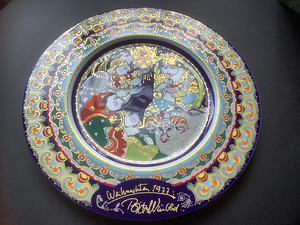 Kollektsioonitaldrik Björn Wiinblad jõulud 1977 (2 foto / 4)