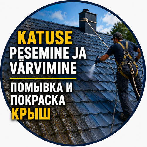 Помывка, покраска крыш
