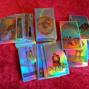 Waite'i Tarot. Holograafilised kaardid, pakk. (3 foto / 3)