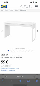 Стол IKEA MICKE (5 фото из 5)