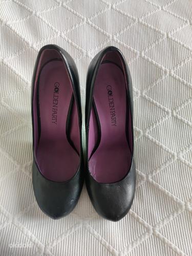 Черные туфли на высоком каблуке, 35 (фото #2)