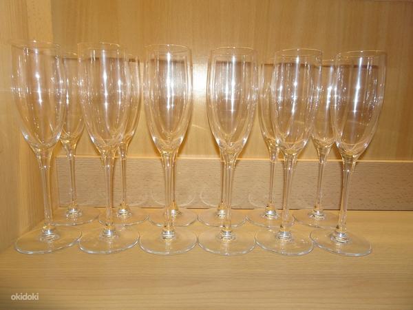 Новые стаканы для шампанского/бокалы 12 шт (фото #2)