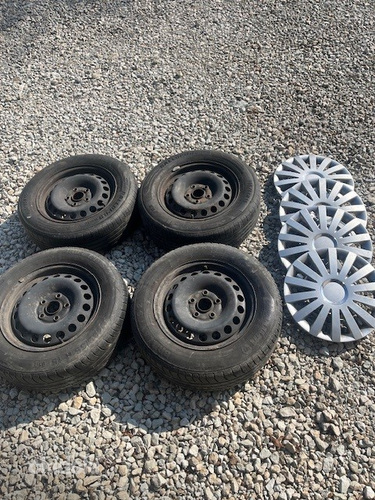 Стальные диски с шинами для Volkswagen 5x112
