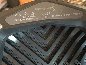 Blackmagicdesign eGPU RX580 (3 фото из 4)