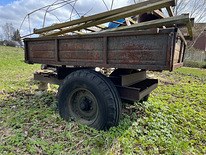 Ротор картофелеуборочного комбайна и тракторный ящик