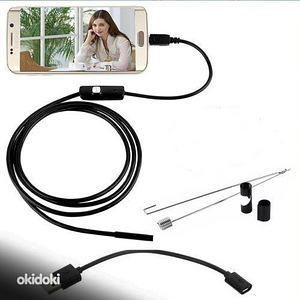 Veekindel Endoskoop-kaamera 1m / 5.5mm, Windows/Android (1 foto / 3)
