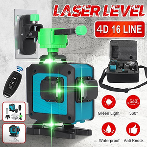 4D ristjoone laser akuga, puldist juhitav, uus (3 foto / 7)
