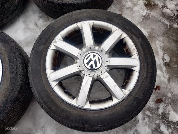 Audi/VW/Skoda 16" легкосплавные диски 5x112 летняя резина Pirelli (фото #5)