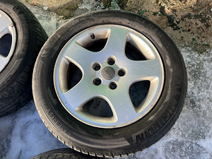 VW, audi 16" оригинальные легкосплавные диски Flat Five 5x112 (3 фото из 8)