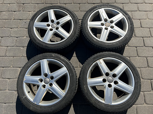 5x112 Audi 17" originaalveljed lamellrehvidega (1 foto / 10)