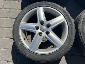 5x112 Audi 17" originaalveljed lamellrehvidega (5 foto / 10)