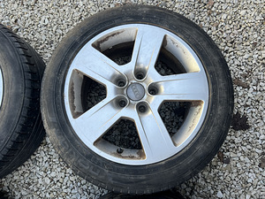5x112 Audi 16" оригинальные диски с летней резиной 6мм 205/55/16 (3 фото из 9)