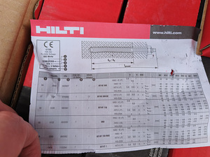 HAS Ankur HILTI (5tk pakkis) HAS-5.8 M16x125/38 (4 foto / 4)