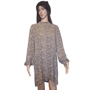 BRANDEX COPENHAGEN leopardimustriga oversize kleit/tuunika M (1 foto / 3)