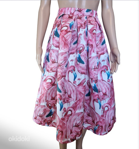 Новая юбка Seven Lemon с фламинго на размер L (фото #1)