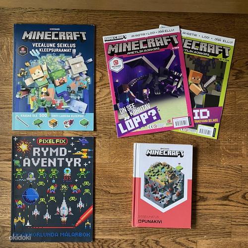 Minecraft raamat, ajakirjad, värviraamat… (foto #1)