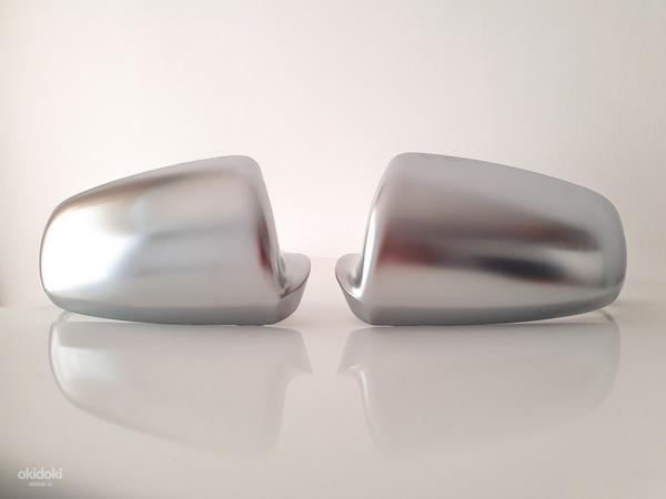 Spoguļu korpusi "matēta alumīnija" Audi S-Line stilā (foto #8)