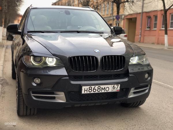 BMW X5 E70 - Uzlikas (skropstas) uz priekšējiem lukturiem (foto #5)