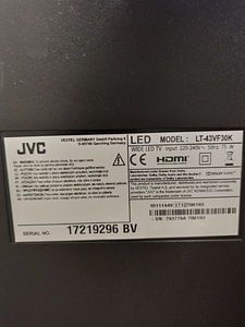 Televiisor JVC 43' (2 foto / 4)