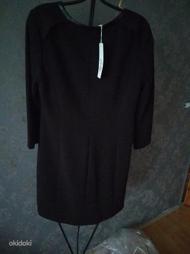 Платье черное новое с подкладкой и молнией, вискоза, p. 36 (фото #3)