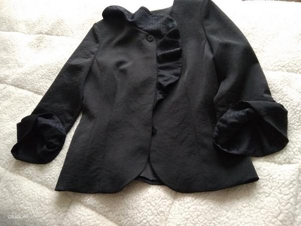 Uus must pintsak, suurus 38 - M, jakk, bleizer, siid (foto #2)