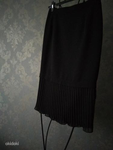 Новая черная юбка раззмер L (фото #3)
