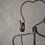 Kõrvarõngad ja käevõru, ehtne must nahk, eesti käsitöö ARS (foto #3)