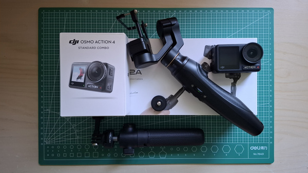Dji Osmo Action 4 Standard Combo + aksessuaarid