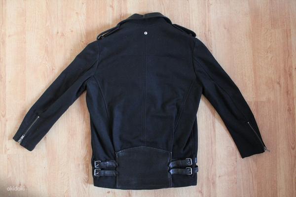 DIESEL пальто чёрное шерстяное, XS-M, новое (фото #2)