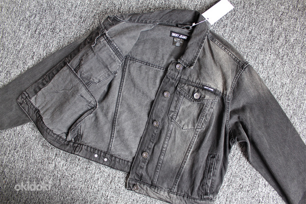Куртка DKNY тёмная джинсовая, S/M, Новая! (фото #7)