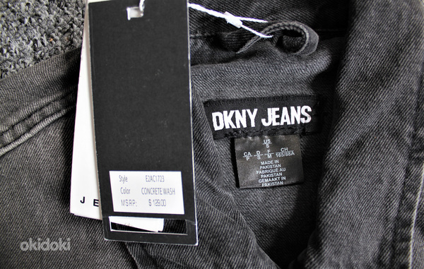 Куртка DKNY тёмная джинсовая, S/M, Новая! (фото #9)