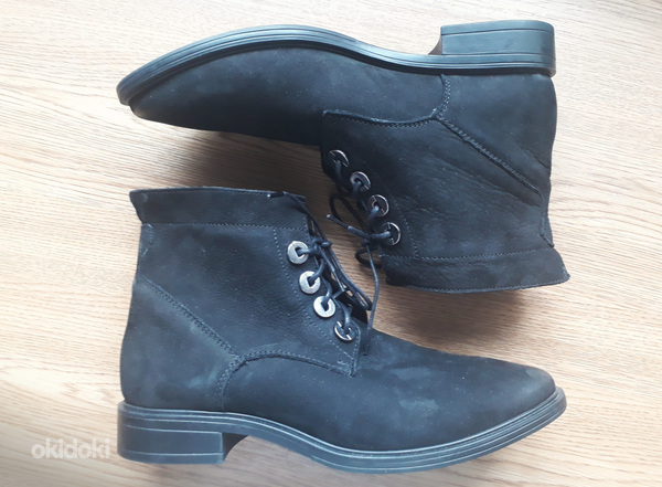 Новые черные кожаные ботинки, 39 (фото #3)
