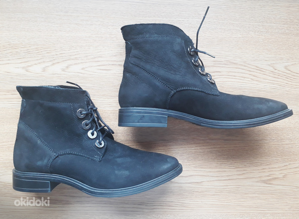 Новые черные кожаные ботинки, 39 (фото #4)