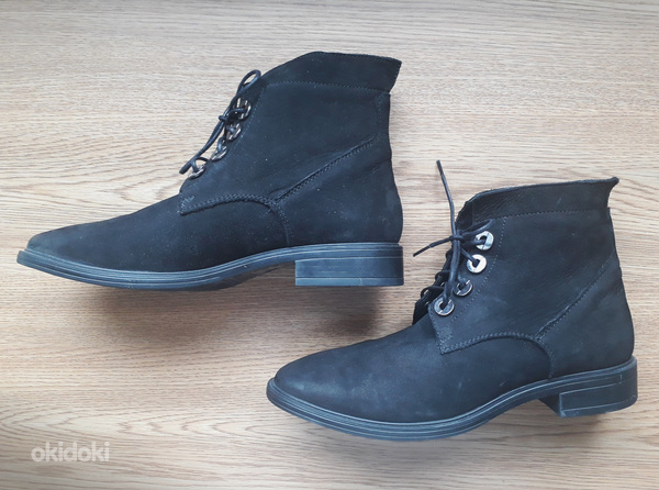 Новые черные кожаные ботинки, 39 (фото #5)