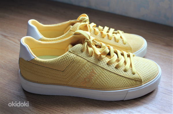 Желтые кроссовки PONY из натуральной кожи, 38, новые (фото #3)