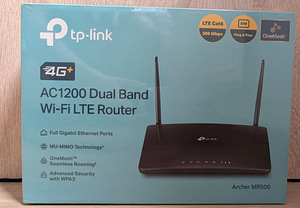 TP-Link 4G+ LTE SIMcard-WiFi router Archer MR500 AC1200 (1 foto / 2)
