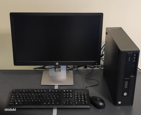 Arvutikomplekt HP 800 G2 SFF (i5-6500,SSD), 23" monitor (foto #2)